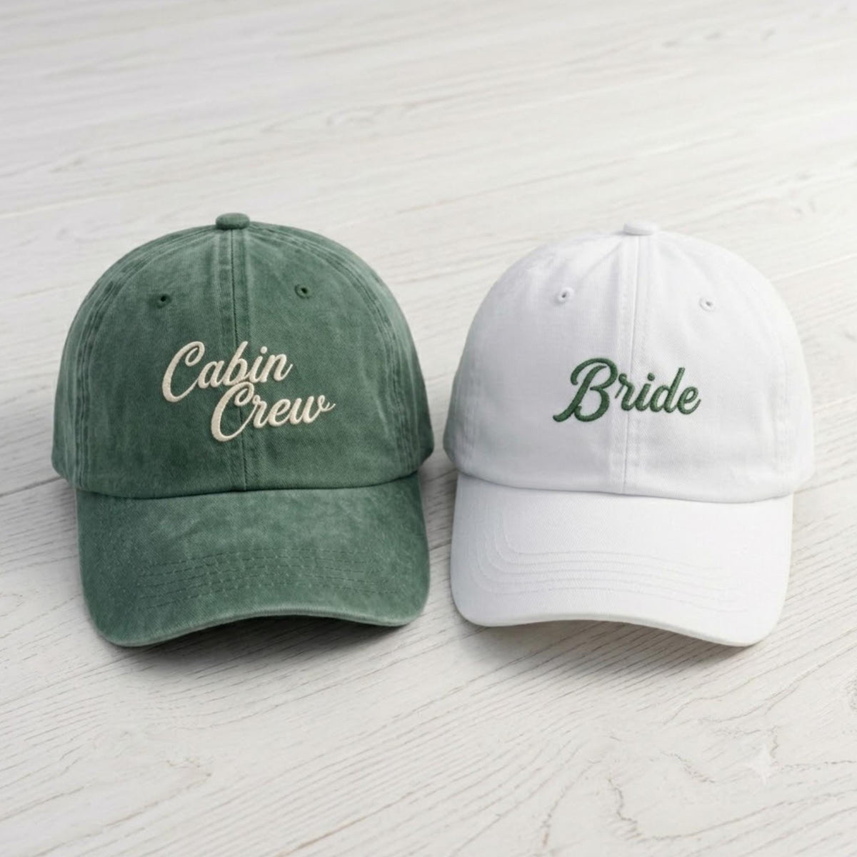 Custom Camping Bachelorette Embroidered Hat, Personalized Lake Trip Baseball Cap, Bridal Party Gift