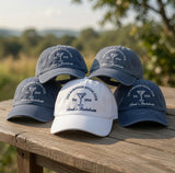 Custom Bachelorette Hat, Personalized Social Club Dad Cap, Embroidered Cocktail Bridesmaid Hat, Vintage Washed Party Favors