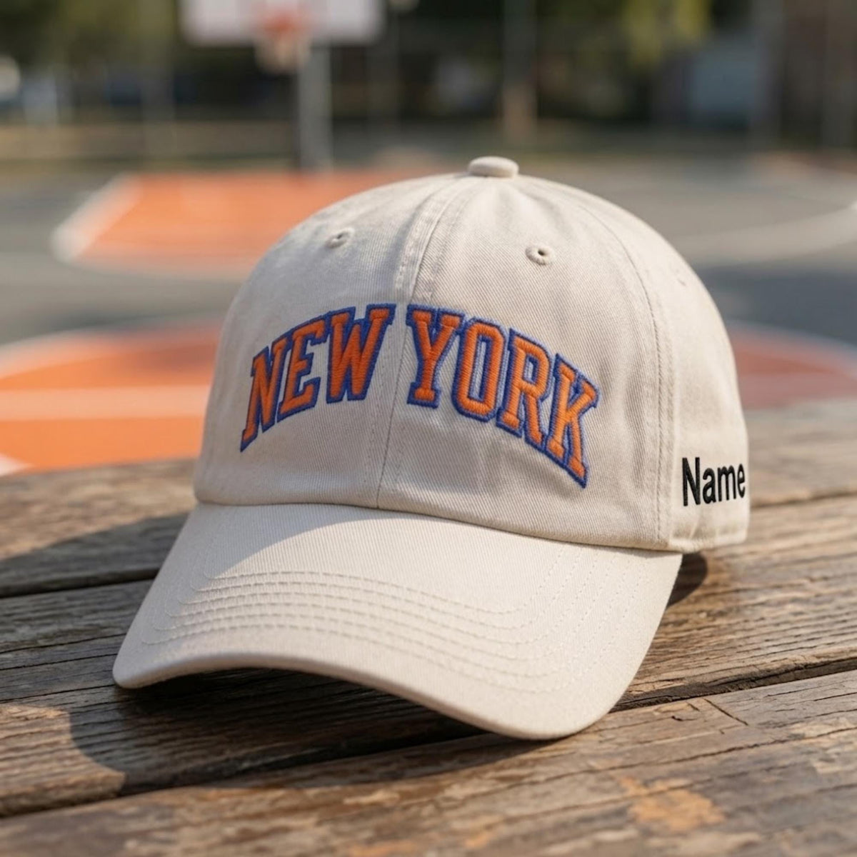 Custom Embroidered New York Baseball Cap, Personalized Cotton Sports Hat