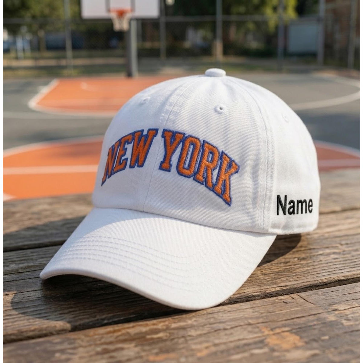 Custom Embroidered New York Baseball Cap, Personalized Cotton Sports Hat