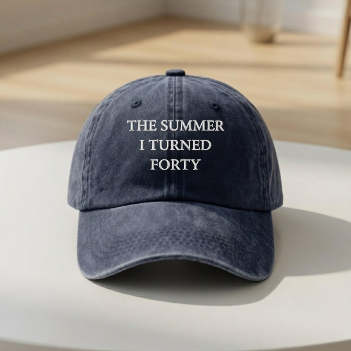 Personalized 40th Birthday Embroidered Hat, Custom Birth Year Baseball Cap, Birthday Gift for Her