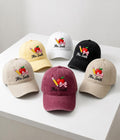 Custom Apple Embroidered Teacher Hat, Personalized Educator Baseball Cap