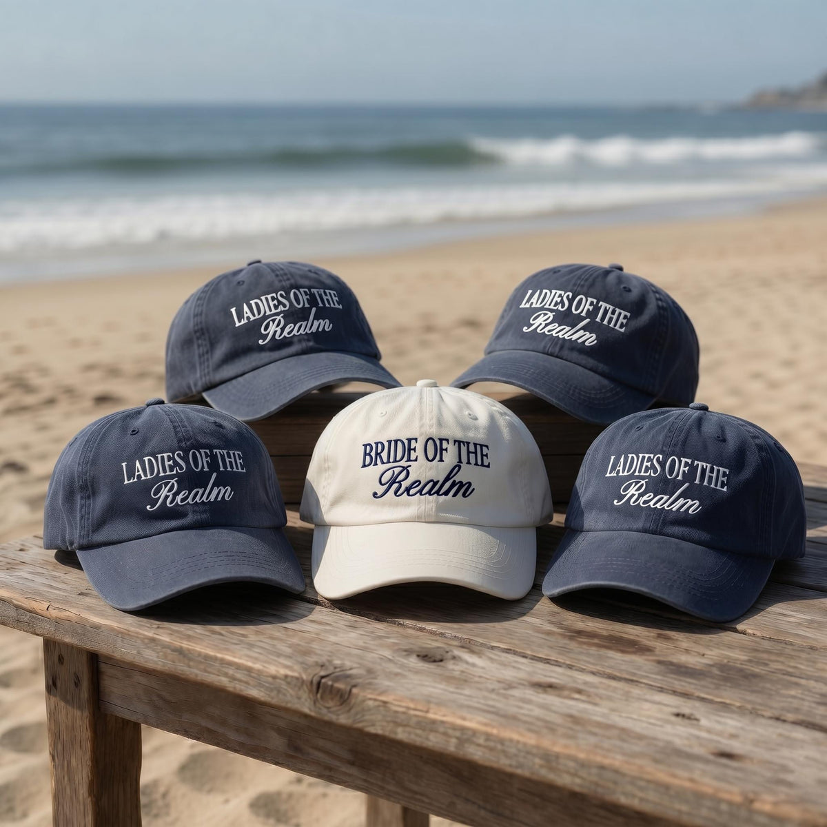 Custom Bridal Party Hats | Something Bachelorette Caps | Personalized Bridesmaid Hat | Vintage Washed Cotton Fantasy Wedding Gift