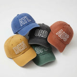 Custom Airport Code Outline Embroidered Hat, Personalized City Code Baseball Cap, Travel Gift for Pilot Flight Attendant, Outline Caps