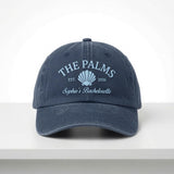 Personalized Seashell Bride Embroidered Hat, Custom Beach Bachelorette Baseball Cap, Bridal Gift