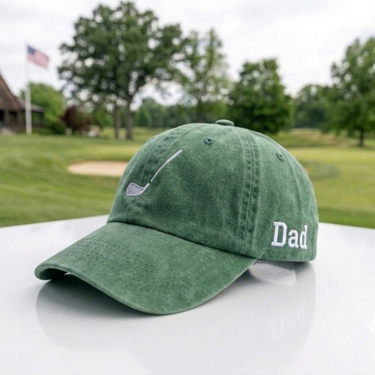 Matching Golf Embroidered Dad Hats, Personalized Father Son Baseball Caps, Birthday Gift