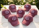 Embroidered Personalized Monogram Hat, Custom Initial Cap, Custom Embroidery, Personalized Gift, Custom Name Cap, Unique Initial Hat