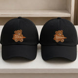 Personalized Kindergarten Bear Embroidered Hat, Custom Teacher Baseball Cap, Back to School Gift