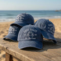 Custom Beach Bachelorette Hat Last Toast On The Coast Embroidered Baseball Cap Personalized Vintage Dad Hat Nautical Party Gift Custom