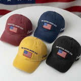 One Nation Under God Embroidered Hat - Patriotic Faith Washed Cap
