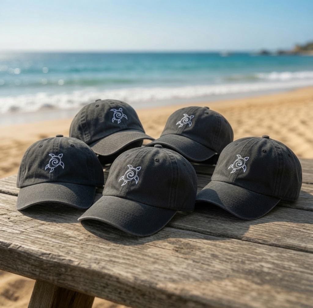 Sea Turtle Hat Embroidered Ocean Baseball Cap Custom Sea Turtle Gift Personalized Beach Trip Hats Cute Animal Lover Dad Cap