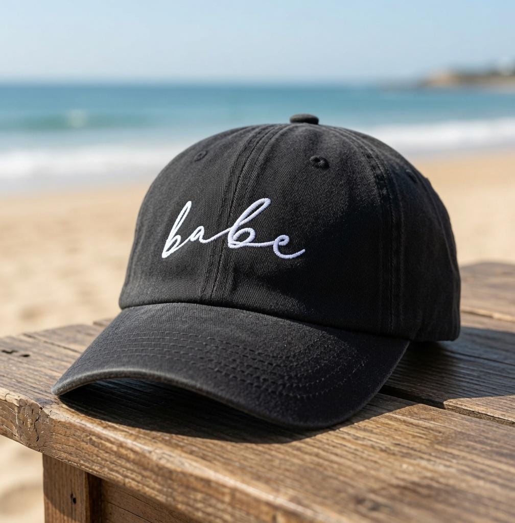 Custom Bride Babe Hat Personalized Bridesmaid Proposal Gift Bachelorette Party Baseball Cap Beach Destination Wedding Favors