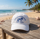 Custom Cousins Beach Hat Embroidered North Carolina Baseball Cap Custom Fan Gift Personalized Beach Trip Hats Cousins Matching Cap