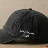 Custom Camp Bachelorette Embroidered Hat, Personalized Matching Girls Trip Baseball Cap