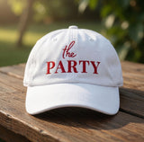 Wife of the Party Hat Custom Bachelorette Gift Embroidered Baseball Cap Bride Bridesmaid Group Unisex Dad Hat Bridal Party Cap