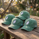 Cute Ghost Hat With Side Name Custom Embroidered Ghost Baseball Cap Personalized Halloween Gift Vintage Washed Cotton Spooky Dad Cap