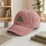 Personalized Bookworm Embroidered Hat, Custom Reader Baseball Cap, Book Lover Gift