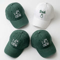 Personalized Bridal Party Embroidered Hat, Custom Bridesmaid Baseball Cap, Bachelorette Gift