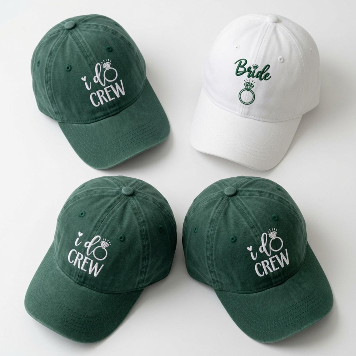 Personalized Bridal Party Embroidered Hat, Custom Bridesmaid Baseball Cap, Bachelorette Gift