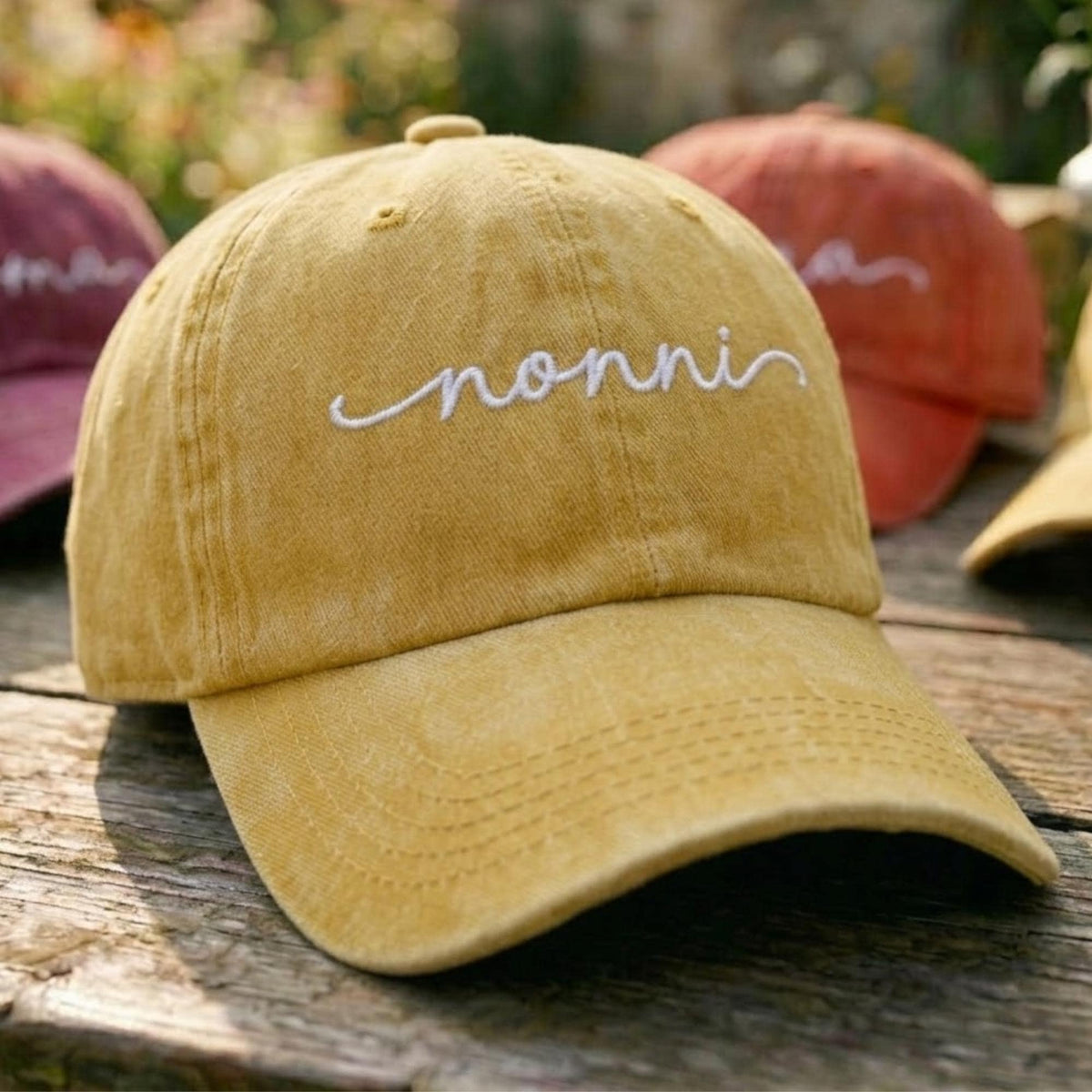 Personalized Mama Embroidered Hat, Custom Mimi Gigi Nana Name Baseball Cap, Mother's Day Gift