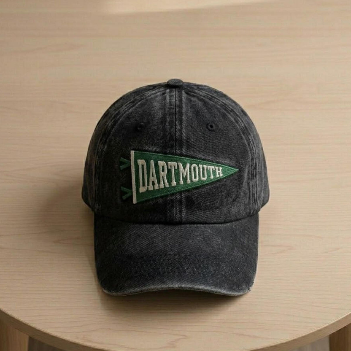 Custom College Pennant Embroidered Hat, Personalized University Flag Baseball Cap