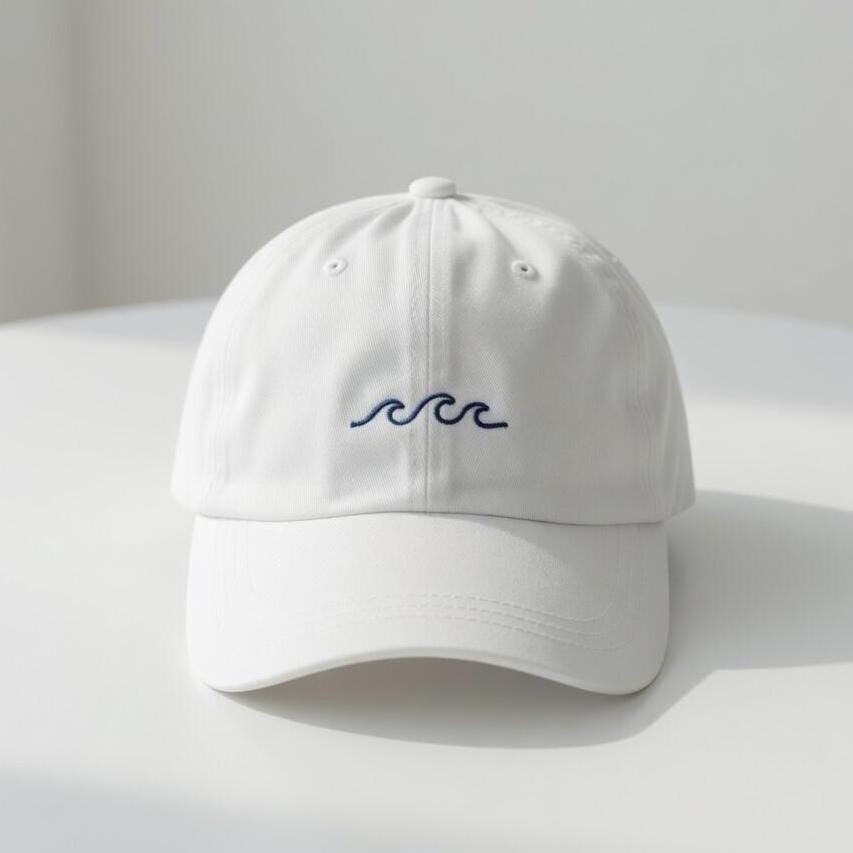 Embroidered Wave Hat, Bachelorette Party Cap, Beach Vacation Trip, Summer Group Hat, Matching Wave Cap, Coastal Bride Squad Accessory