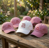 Custom Wife of the Party Bachelorette Embroidered Hat - Bridal Shower Proposal Gift Cotton Dad Cap