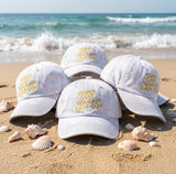 Custom Girls Just Wanna Have Sun Hat, Embroidered Beach Baseball Cap, Matching Summer Family Hats, Girls Trip Gifts, Beach Vacation Favors