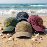 Custom Girls Just Wanna Have Sun Hat, Embroidered Beach Baseball Cap, Matching Summer Family Hats, Girls Trip Gifts, Beach Vacation Favors
