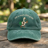 5th Grade Teacher Duck Embroidered Hat, Cute Back to School Baseball Cap, Fifth Grade Gift