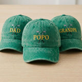 Custom Golf Embroidered Dad Hat, Washed Cotton Baseball Cap, Golf Lover Gift for Dad