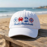 Custom Bachelorette Hats Beach Nautical Party Favors Custom Embroidered Bride Baseball Cap Bridesmaid Gift Ideas Beach Theme Party Hat