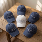 Custom Nicknames Funny Bachelorette Embroidered Hat - Retro Bridesmaid Gift Matching Party Cotton Dad Cap