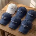Custom Nicknames Funny Bachelorette Embroidered Hat - Retro Bridesmaid Gift Matching Party Cotton Dad Cap