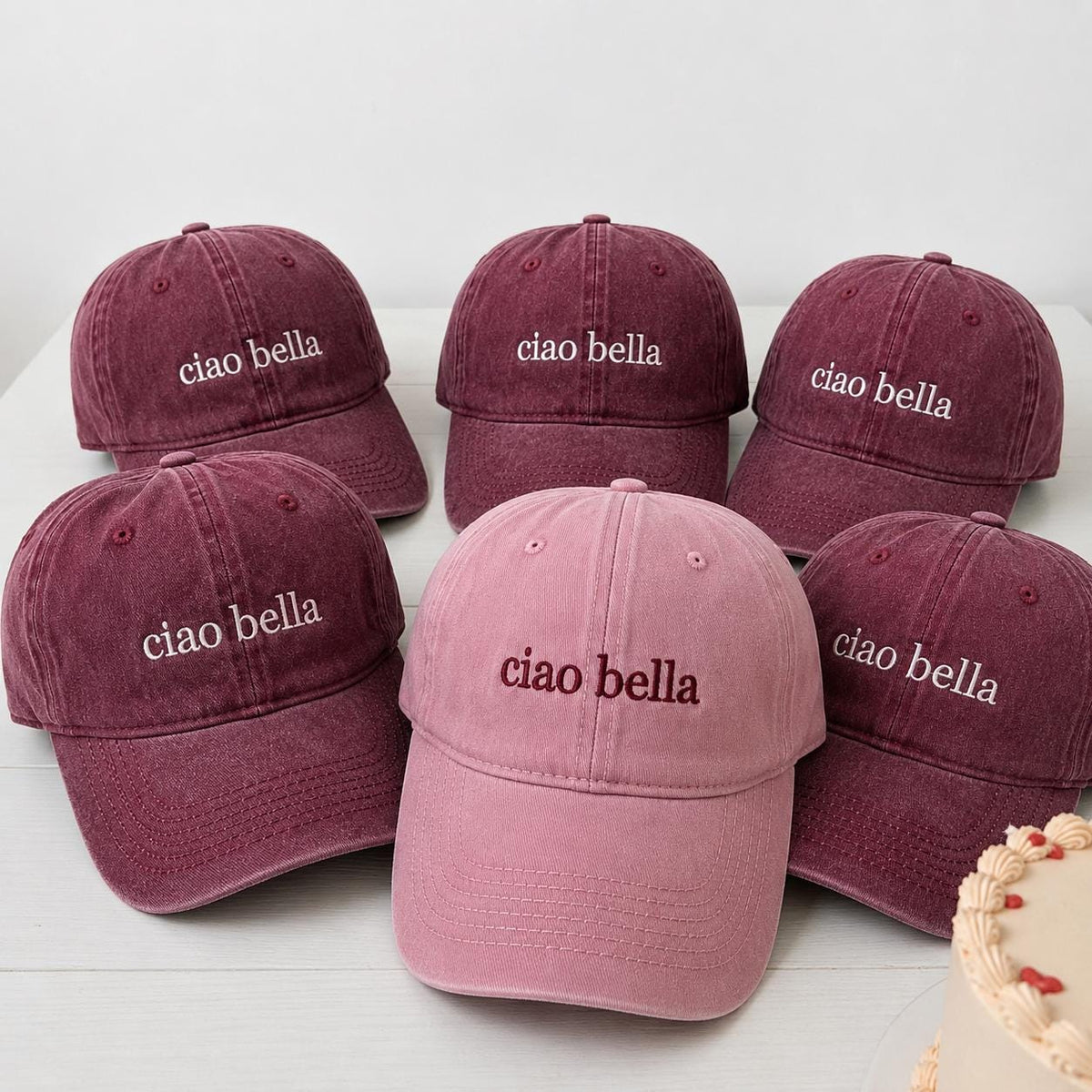 Personalized Bachelorette Party Embroidered Hat, Custom Girls Trip Baseball Cap, Summer Bridal Gift