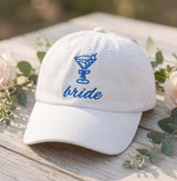 Custom Beach Bachelorette Hats Bride Bridesmaid Caps Personalized Wedding Dad Hat Coastal Bridal Party Gifts Seashell Embroidered Cap