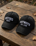 Personalized University Embroidered Hat, Custom College Alumni Baseball Cap
