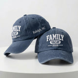 Custom Family Vacation Embroidered Hat, Personalized 2026 Cotton Baseball Cap, Group Trip Gift