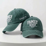 Custom Family Vacation Embroidered Hat, Personalized 2026 Cotton Baseball Cap, Group Trip Gift