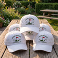 Custom Birdie Weekend Hat, Personalized Golf Trip Dad Cap, Embroidered Scottsdale AZ Baseball Hat, Retro Golfing Country Club Summer Gift