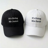 Personalized Future Mrs Embroidered Hat, Custom Bride To Be Baseball Cap, Bridal Shower Gift