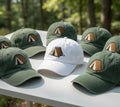 Tent Icon Camping Embroidered Hat, Matching Group Camp Cap, Adventure Bride Squad Hat, Camping Wedding Party Gift, Custom Bachelorette Cap
