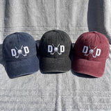 Golf Embroidered Dad Hat, Personalized Washed Cotton Baseball Cap, Golf Lover Father's Day Gift