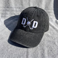 Golf Embroidered Dad Hat, Personalized Washed Cotton Baseball Cap, Golf Lover Father's Day Gift