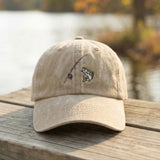 Matching Fishing Embroidered Dad Hats, Custom Father Son Baseball Caps, Outdoor Gift