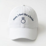 Western Bachelorette Embroidered Hat, Custom Cowgirl Bridal Party Baseball Cap, Nashville Girls Trip Gift