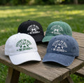 Custom Soccer Team Hat, Personalized Victory Or Bust Dad Cap, Embroidered Football Baseball Hat, Vintage Washed Denim Soccer Fan Gift