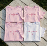 Custom Bride Martini Embroidered Shirt, Tini Bit Tipsy Bachelorette Bridal Party Tee