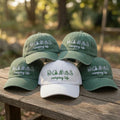 Custom Camping Life Hat Embroidered Vintage Baseball Cap Personalized Dad Hat Nature Adventure Gift Custom Text Logo Trucker