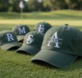 Embroidered Custom Initial Golf Hat, Personalized Name Cap, Golf Hat, Golf Gift For Him/Her, Monogram Golf Cap, Embroidery Hat, Custom Cap